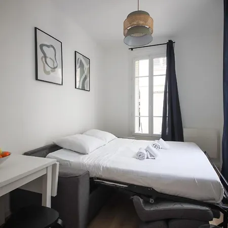 5#studio 2pers#paris 15#commerce#ac Lägenhet Paris